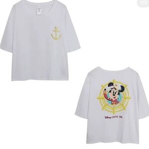 Disney Cruise Line Sailor Minnie White T-Shirt
